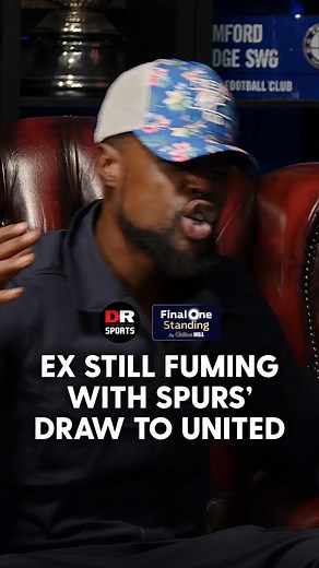 6.1K views · 96 reactions | Ex is still fuming with Spurs drawing to Man Utd!  Think you know ball? Make your Final One Standing pick on William Hill and outlast the rest - it's free to playhttps://wh.bet/BstofEnemiesYoutube #ad #BeatRobbie 18+. UK and Ireland Only. Please gamble responsibly. GambleAware. #BestOfEnemies #Spurs #ManUtd | DR Sports | Facebook