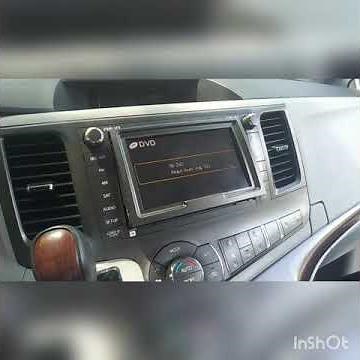 2011 Toyota Sienna Radio not working after battery change SOLVED