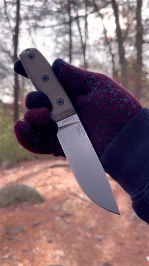 10°F calls for the ESEE 4 🥶 #esee #esee4 #knives #outdoors #bushcraft #survival #s35vn