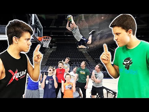 Bryton vs Ethan Dunk Competition