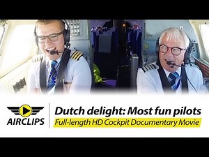 MOST FUN PILOTS!!! Edward's and Bram's Jetstream 32 Ultimate Cockpit Movie: AIS Airlines [AirClips]