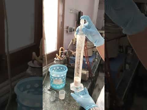 Determination of Foam power in toothpaste.