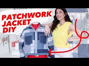 How I Made the Ultimate Patchwork Denim Jacket