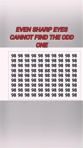 “Can You Find the Odd Number Before Time Runs Out? ⏱️”#youtubeshorts