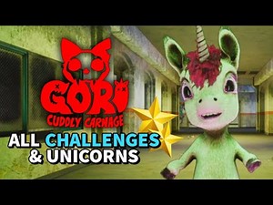 Gori: Cuddly Carnage - All 14 Challenges Gold Stars | Rescued All Unicorns Trophy Guide