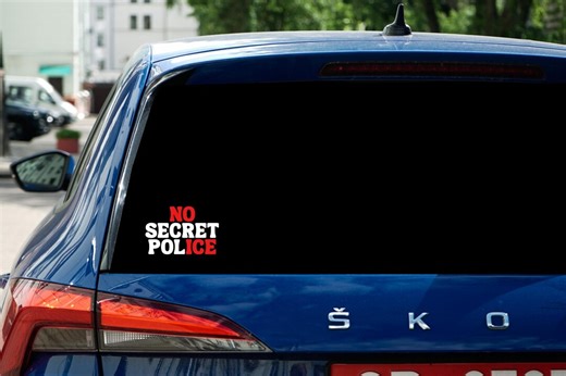 Human Rights Anti-ice Vinyl Car Decal - No Secret Police - Etsy