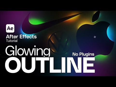 Outline Glow Effect in After Effects – Glowing Outline Animation with Vegas (No Plugins)