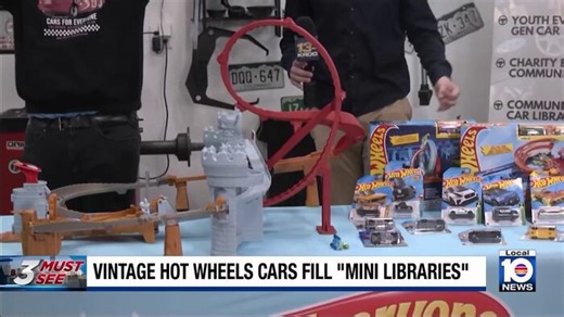 Miniature libraries full of Hot Wheels are popping up in multiple states