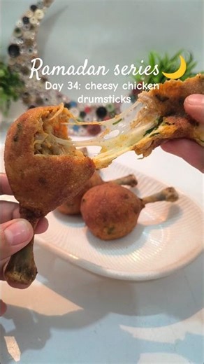 Ramadan series day 34: chicken cheese drumsticks/ cheesy chicken drumsticks recipe #shorts #viral