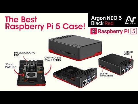 The Best Raspberry pi 5 Case Is here! Argon NEO 5 BRED Hands On