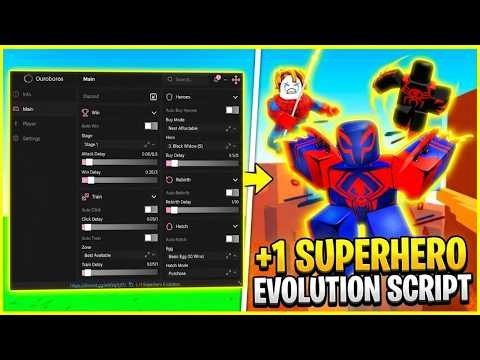 🎯 FAST | +1 Superhero Evolution 🦸 SCRIPT! - Auto Win 999! - MORE!