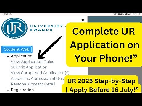 How to Apply for University of Rwanda 2025/2026 – Step-by-Step Guide (June–July Application)