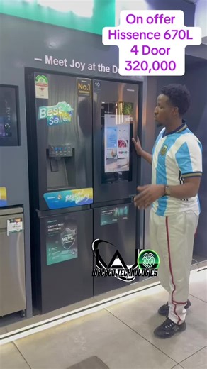 Hissence 4 Door Refrigerator with Ice & Water Dispenser