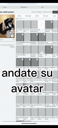 tutorial per avere due capelli su Roblox