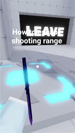 how to escape shooting range #roblox #trend