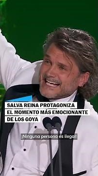 Salva Reina, al ganar el Goya 2025: "Gracias por darle voz a esta gente humilde" #shorts
