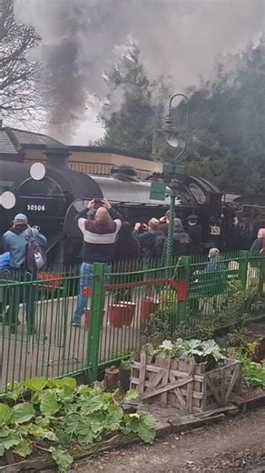 30506 departing New Alresford on Freight demo run