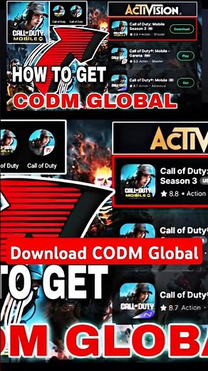 How to download Call of Duty Global Activision #codm #callofdutymobile #codmobile #codmglobal #howto