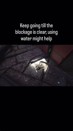 How to unblock a pipe or drain with a drain snake. #explore #diy #reels #foryou #plumbing