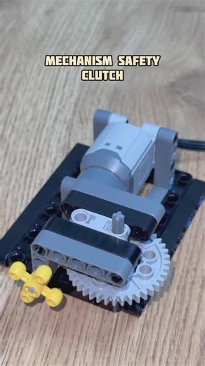 Bricks Master Builders on Instagram: "Mechanism Safety Clutch #lego #legotechnic #mechanism #mechanical #clutch #experiment"