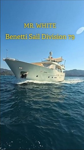 MR WHITE FOR SALE: 24m BSD 79 Steel, Stabilized #BSD, #BenettiSDyachts,