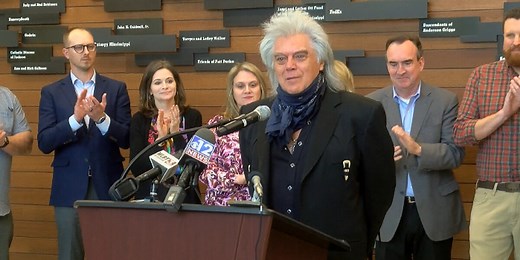 Country music artist Marty Stuart exhibits items from his collection at Two Mississippi Museums