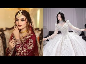 🎀 Pakistani Brides 👰 vs Korean Brides 💕 | Stunning Wedding Looks ✨