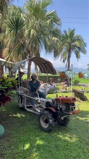 宜蘭農場鐵牛油桶車體驗
