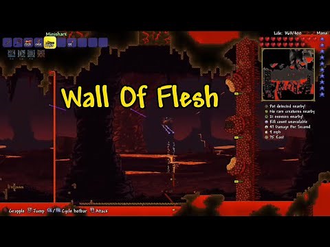 Terraria How To Summon And Kill The Wall Of Flesh