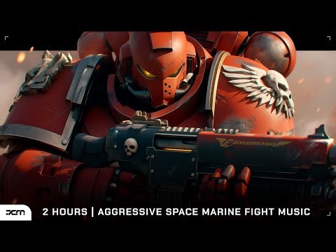 2 HOURS | Aggressive Space Marine Fight Music | Cyberpunk & Industrial | Background Gaming Music