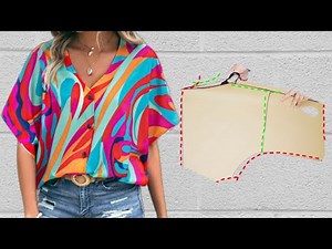 Blouse Pattern 2025 | Easy & Beautiful DIY Top Design ✂️ (Cut & Draft)