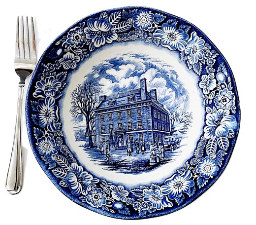 Vintage Liberty Blue Fraunces Tavern Bowl – 1975 Enoch Wedgewood Staffordshire England - Etsy