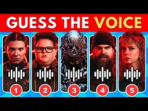 Stranger Things 5 Voice Quiz 🔊 How Well Do You Know Stranger Things 5? | Vecna, Eleven, Karen, Will