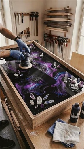 This Table Holds a Living Galaxy
