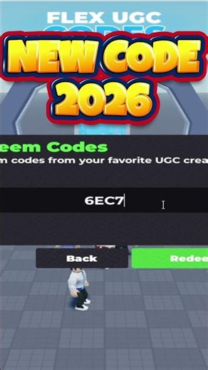 🚨 *NEW CODE* FOR FLEX UGC 2026! 🎁 PRICE FREE + LIMITED COPY REMAINING!CLAIM NOW! #roblox #shorts#ugc