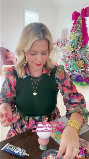 Day 3 of Nostalgic Craftsmas: DIY Beaded Christmas Ornaments