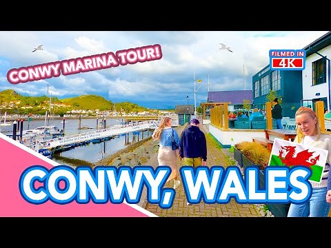 CONWY MARINA | Full Tour of Conwy Marina in North Wales [4K]