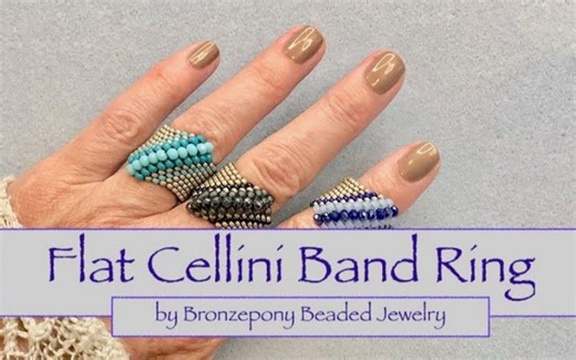 【串珠教程】塞丽尼编织戒指-Bronzepony