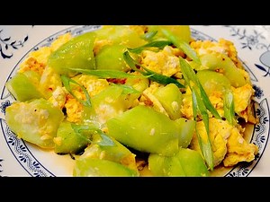 How To Make Stir Fried Luffa with Egg The Simple Recipe You Can Do It