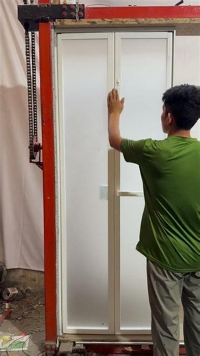 New folding door style#fyp #glassdoor #doors #foldingdoor #factory