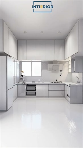 Stylish U-Shaped Modular Kitchen for Everyday Living