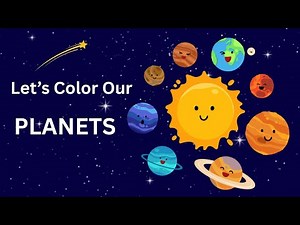 Let's Color Our Planets | Learn the Planets | Kids Fun Activities | Kids Song