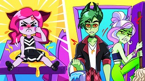 😠no kid at school 💢 girlfriend turns into a child! || switching age for a day by teen-z house | Teen-Z