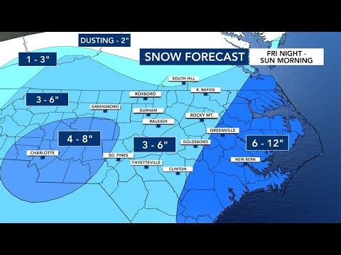 5 a.m. update: Snow forecast for some areas inching higher