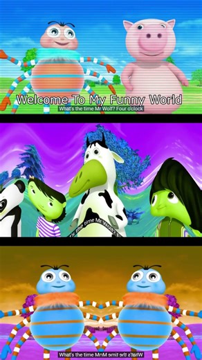 Little Baby Bum | Too late! Mr. Wolf | Funny Remix | Klasky Csupo Effects