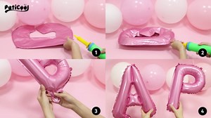 Rainbow Happy Birthday Balloon Banner, 16 Inch Foil Mylar Happy Birthday Balloons Letters, Reusable Colorful Happy Birthday Sign, Rainbow Birthday Decorations for Women, Boys and Girls