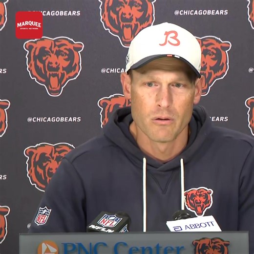 “I’m thinking I’m the best coach in America.” Ben Johnson loves watching Caleb Williams evade defenders 😂 | Marquee Sports Network