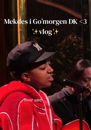 En lille vlog fra da @Mekdes var i @Go’ morgen Danmark official den anden dag 💗 #danskvlog