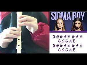 Betsy, Мария Янковская - 'Sigma Boy'(СигмаБой) | Flute Recorder Easy Letter Notes Tutorial 리코더커버