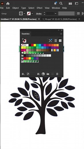 Random Swatch Fill Color Script in Adobe Illustrator cc Tutorial